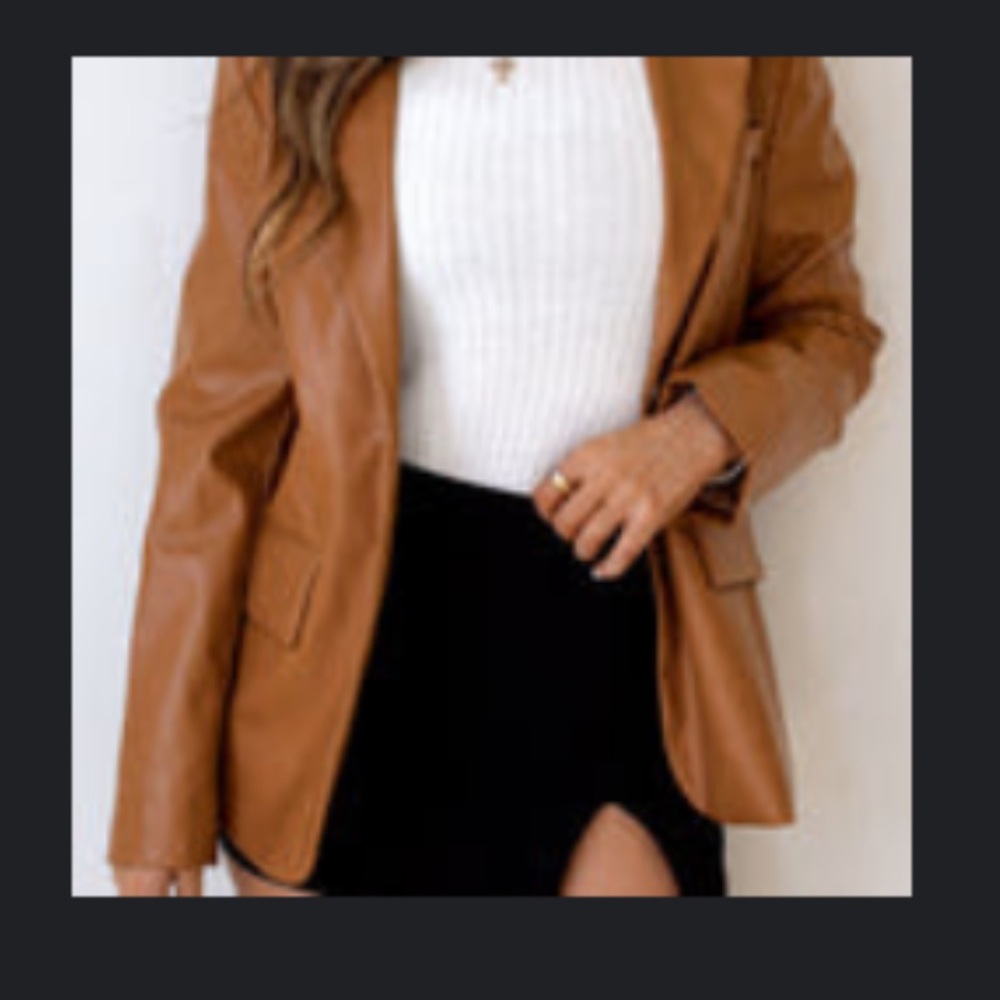 Love Tree Brown Tailored Blazer